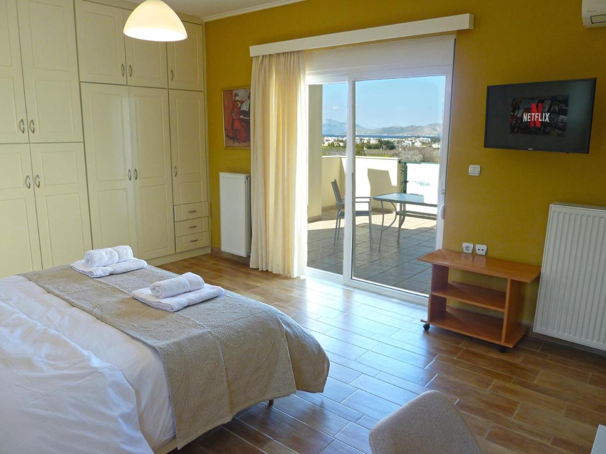 Panoramic Sea View Villa 4 Min To Beach Tigkaki  Exterior photo